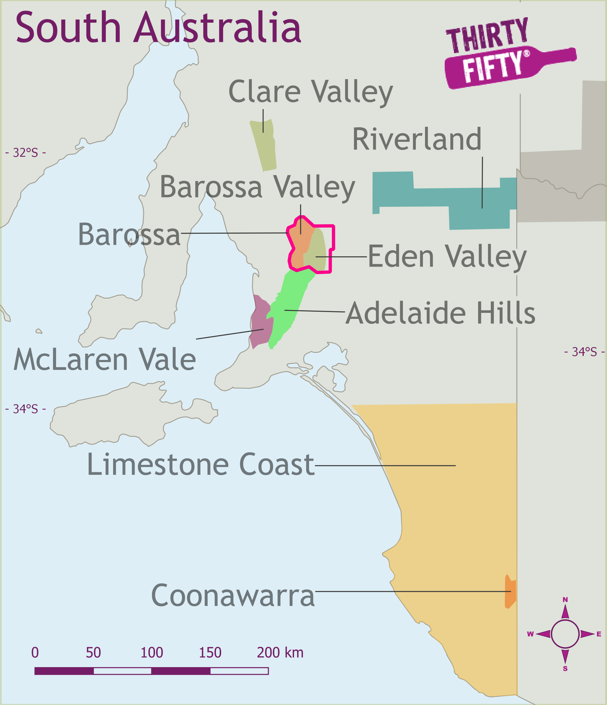 Wine Region Map