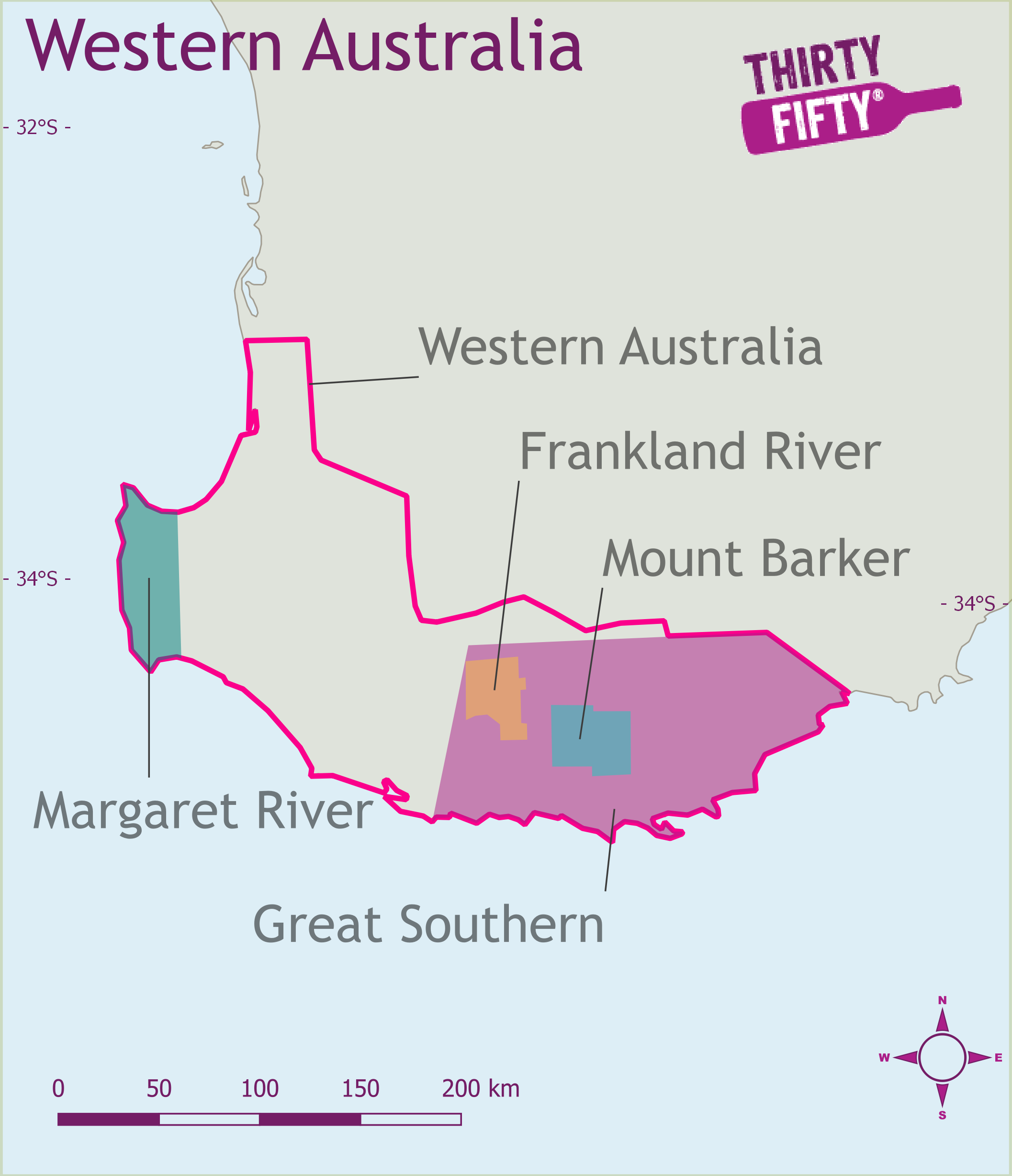 Wine Region Map